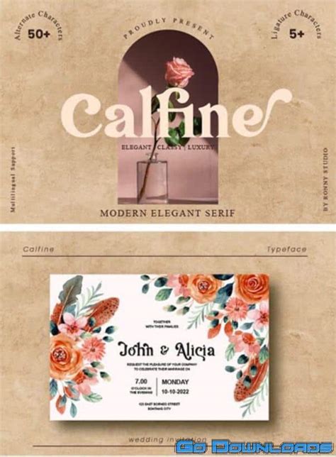 Calfine Font Free Download Official Website
