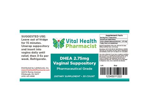 dhea vaginal suppositories 30ct shop