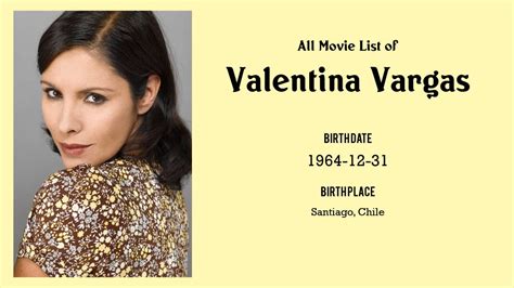 Valentina Vargas Movies List Valentina Vargas Filmography Of Valentina Vargas Youtube