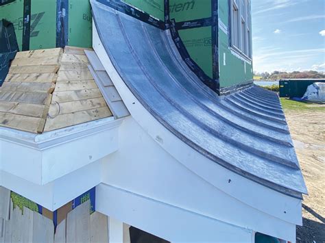 Curved Standing Seam Metal Roof