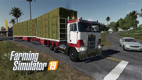 Мод Cimc Flatdeck Trailer Pack V11 для Farming Simulator 2019 Fs 19