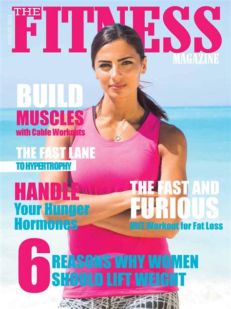 August Issue 2016 By The Fitness And Lifestyle Magazine Issuu