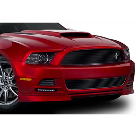 Constructed of 304 stainless steel, this upper and lower stainless mesh grille is cut to length and then shaped to its specific contour. cervinis-lower-grille-black-mustang-2013-2014-gt-v6-boss ...