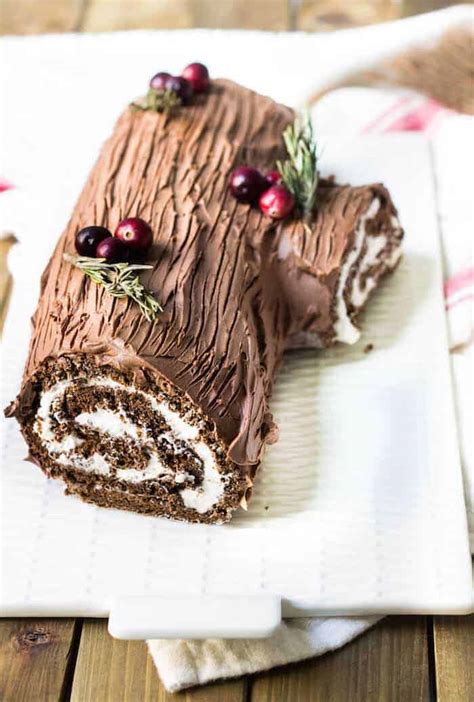 Bûche De Noël Recipe Yule Log Cake Mon Petit Four®
