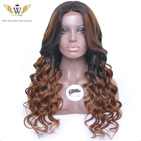 Buy 5a 200 Density Ombre Brazilian Curly Hair Wig