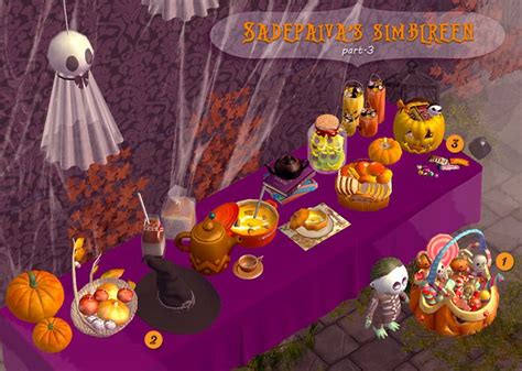 Halloween T Part3 Sims 4t2 And 3t2 Halloween Object