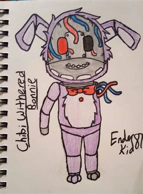 Chibi Withered Bonnie Five Nights At Freddys Amino