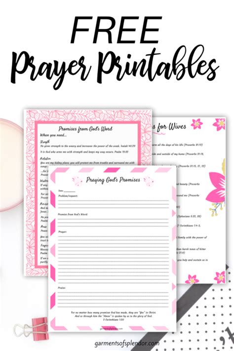 Free Prayer Printables