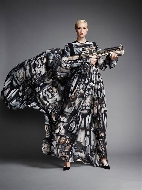 Exclusive Gwendoline Christies Captain Phasma Inspired Gown Star