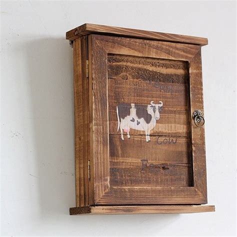 Maybe you would like to learn more about one of these? Vintage Retro Wood Storage Cabinets Key Hanging Wood Box ...