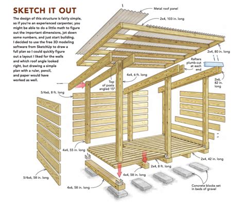 Free Plans On How To Build A Shed Builders Villa