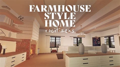 Farmhouse Craftsman House Design Tour Rocitizens Roblox Youtube
