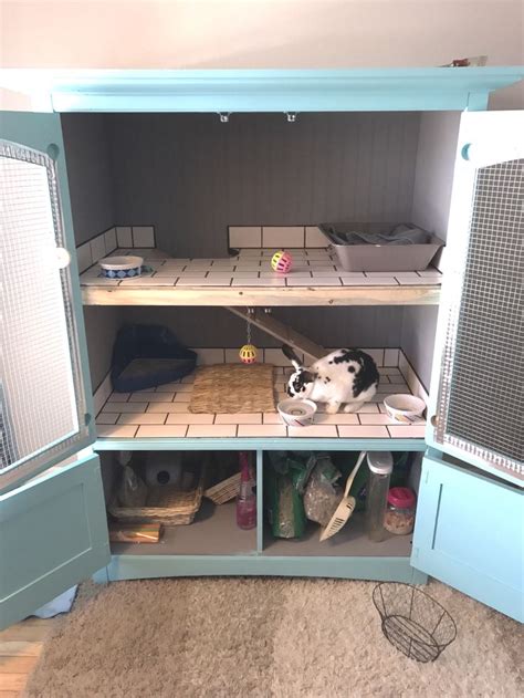Bunny Condo Indoor Rabbit Diy Rabbit Cage Indoor Rabbit Cage
