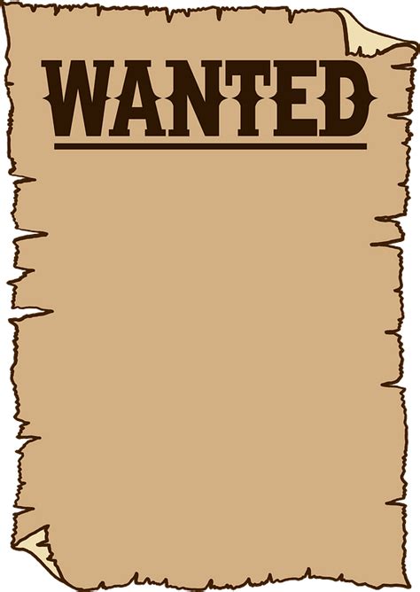 Wanted Paper Clipart Free Download Transparent Png Creazilla