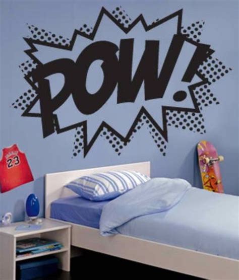 Fashionable Superhero Wall Decals Picture Ideas For Cool Boys Room For