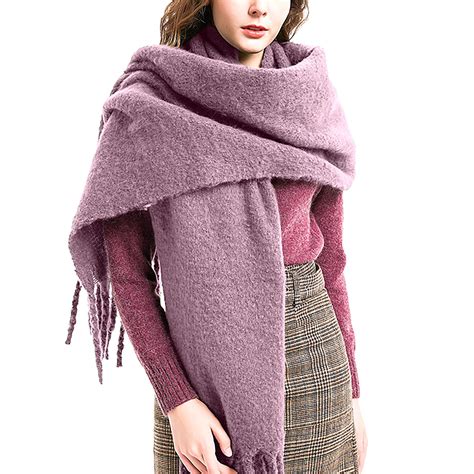 Dndkilg Womens Christmas Cover Up Scarf Poncho Cold Weather Scarves Cape Cashmere Pashmina