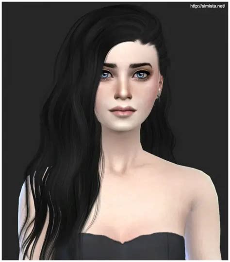 Simista Stealthic Solace Hairstyle Retextured Sims 4 Hairs