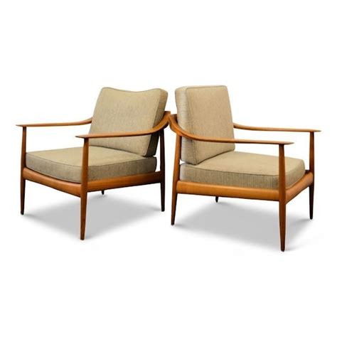 Pair Of Lounge Chairs By Wilhelm Knoll For Knoll 1950s 53323
