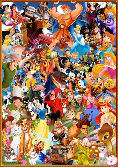 Disney Characters Disney Collage Disney Drawings Disney Characters