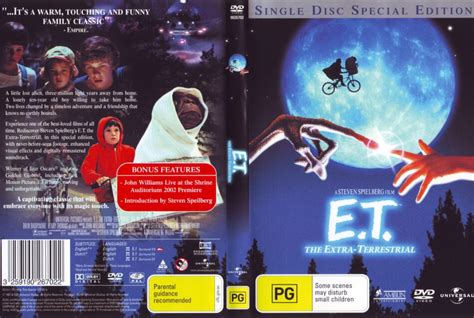 Et The Extra Terrestrial 1982 Ws Se R4 Movie Dvd Cd Label Dvd