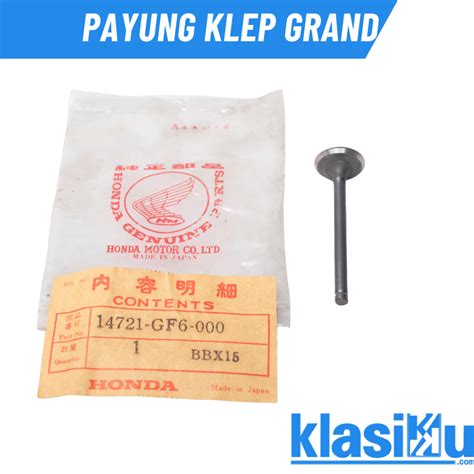 Jual Payung Klep Valve Exhaust Ex Honda Grand Revo Supra Fit Win 100