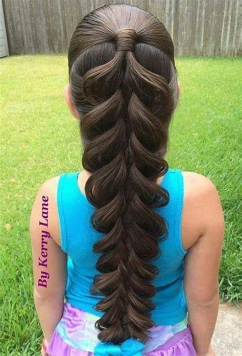 Pull out the braid sections a little, and secure the ends. 133 Gorgeous Braided Hairstyles For Little Girls