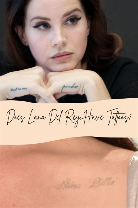 How Many Lana Del Rey Tattoos Do You Know Of Tattooglee Lana Del