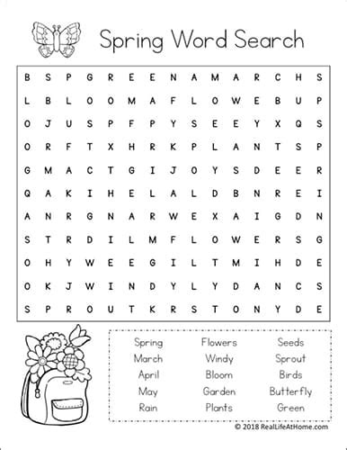 26 Best Ideas For Coloring Printable Spring Word Search
