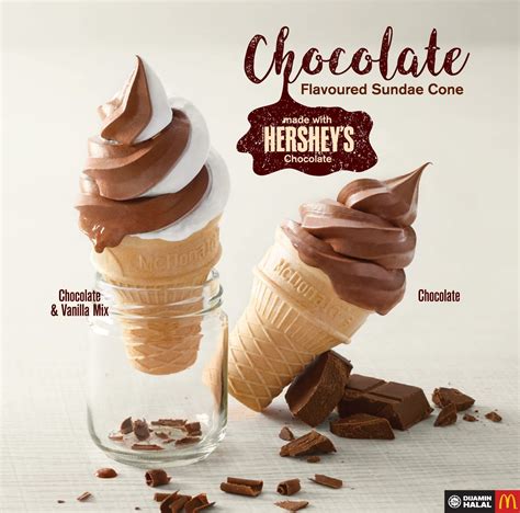 Oct Onward McDonald S Hershey S Chocolate Flavoured Sundae Cone Promotion Chocolate