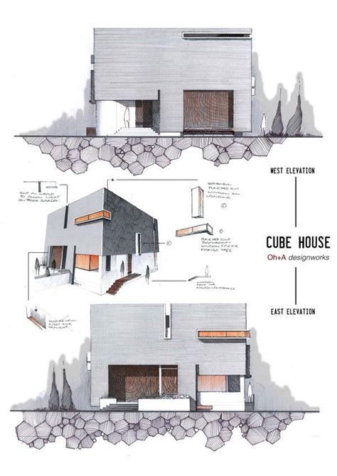 Two Diagrams Showing The Different Types Of House Plans And Their