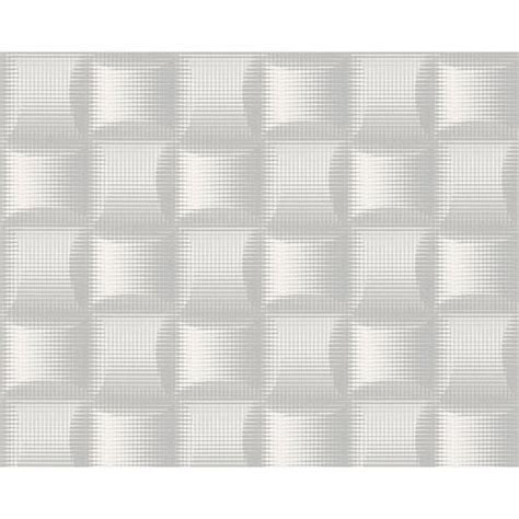 Sample As Creation Square Pattern 3d Stripe Effect Textured Non