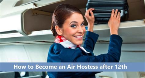 How To Become An Air Hostess After 12th Application Training Salary