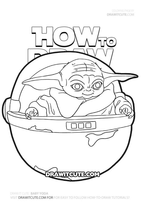 Wander over yonder coloring pages; Baby Yoda | Star Wars The Mandalorian coloring page | Yoda ...