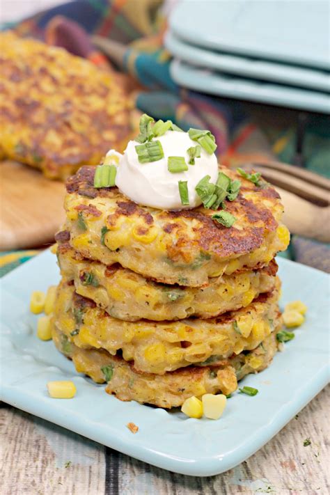 Quick And Easy Pan Fried Corn Fritters Recipe Sweet Peas Kitchen