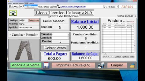 Sistema De Venta Hecho En Visual Foxpro 90 Vfp90 Youtube