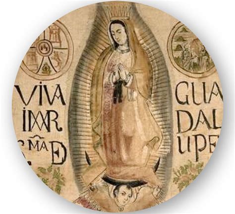El Estandarte Con La Imagen De La Virgen De Guadalupe