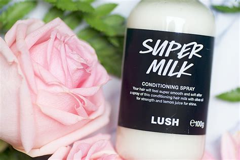 Review Lush Super Milk Hair Conditioner Spray Oh My