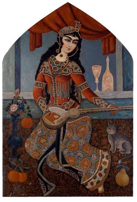 Qajar Painting Tumblr Persian Art Painting Iranian Art Persian