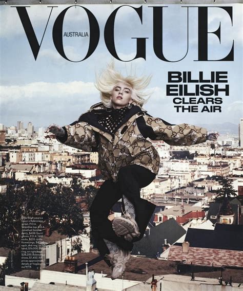 Billie Eilish In Vogue Magazine Australia August 2021 Issue Hawtcelebs