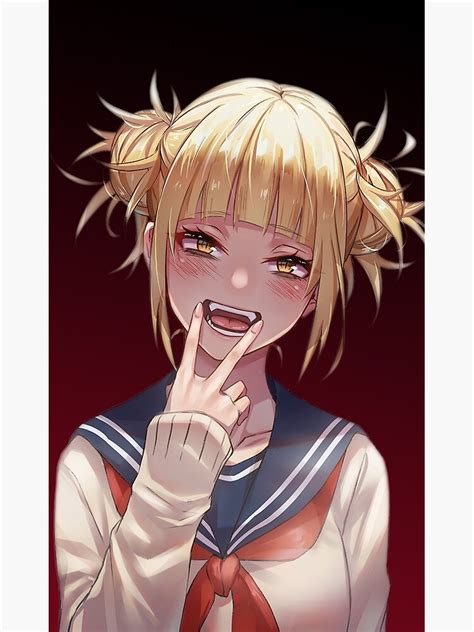 My Hero Academia Toga Poster By Lawliet1568 Yandere Anime Cute