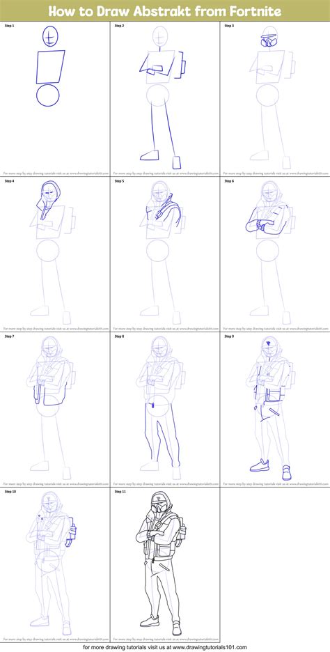 How To Draw Fortnite Skins Step By Step Kids And Begi