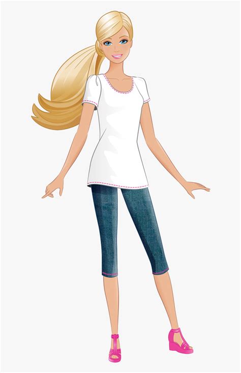 Barbie Clipart Cartoon Barbie Cartoon Transparent Free For Download On