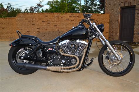 The wide glide is a great bike for seeing the back roads and running through the corners. 2010 Harley-Davidson® FXDWG Dyna® Wide Glide® (Vivid Black ...