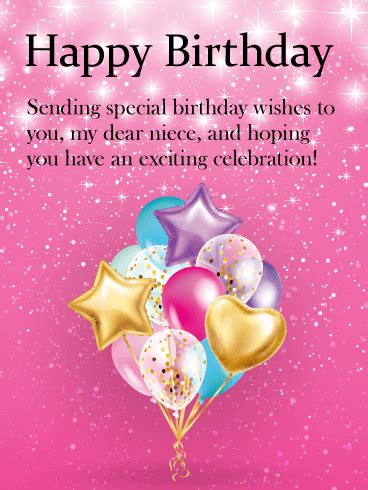 I am sending you hugs, kisses, laughter, warm wishes, and many, many blessings. 25 Happy Birthday Niece Wishes with Cute Images - Preet Kamal