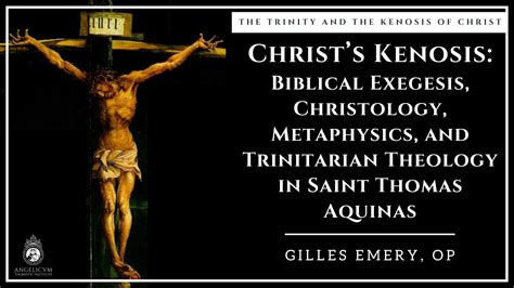 Christs Kenosis Biblical Exegesis Christology Metaphysics And