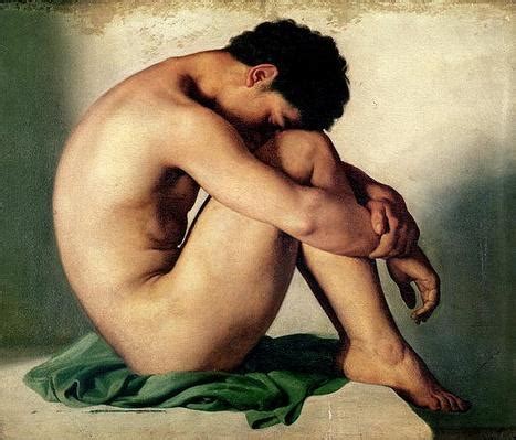 Old Paint Antonio M Hippolyte Flandrin Study Of A Nude My XXX Hot Girl