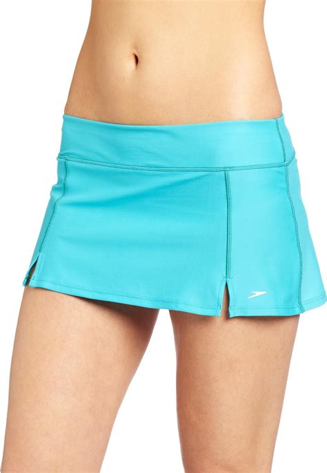 Speedo Womens Active Swim Skirt With Zip Pocket Clothing