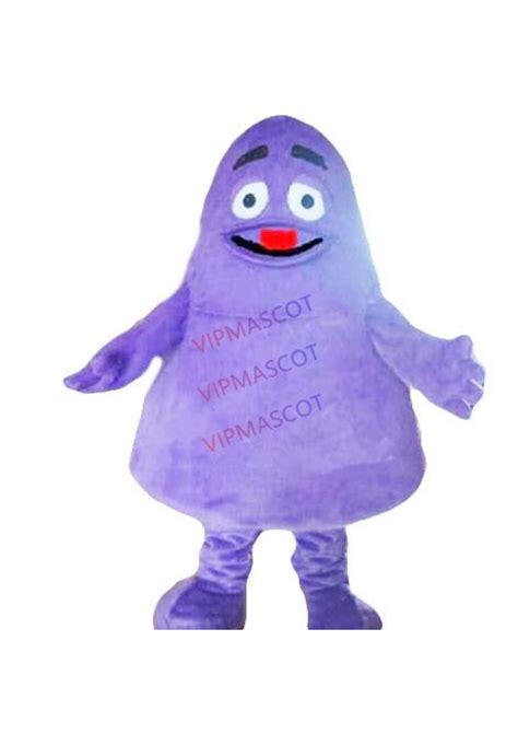 Grimace Purple Monster Mascot Costume Monster Cartoon Costume Costume