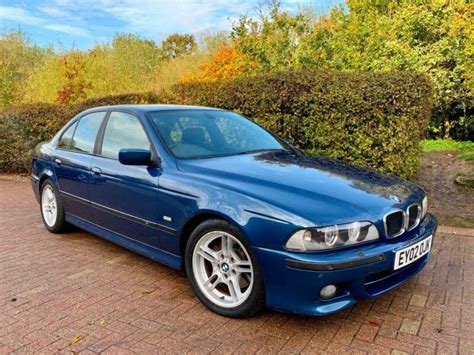 2002 Bmw 530i 30 Sport Automatic E39 Topaz Blue M Just 2 Owners From
