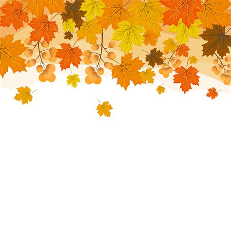 Autumn Frame Background With Leaves Golden Yellow Fall Conceptfor